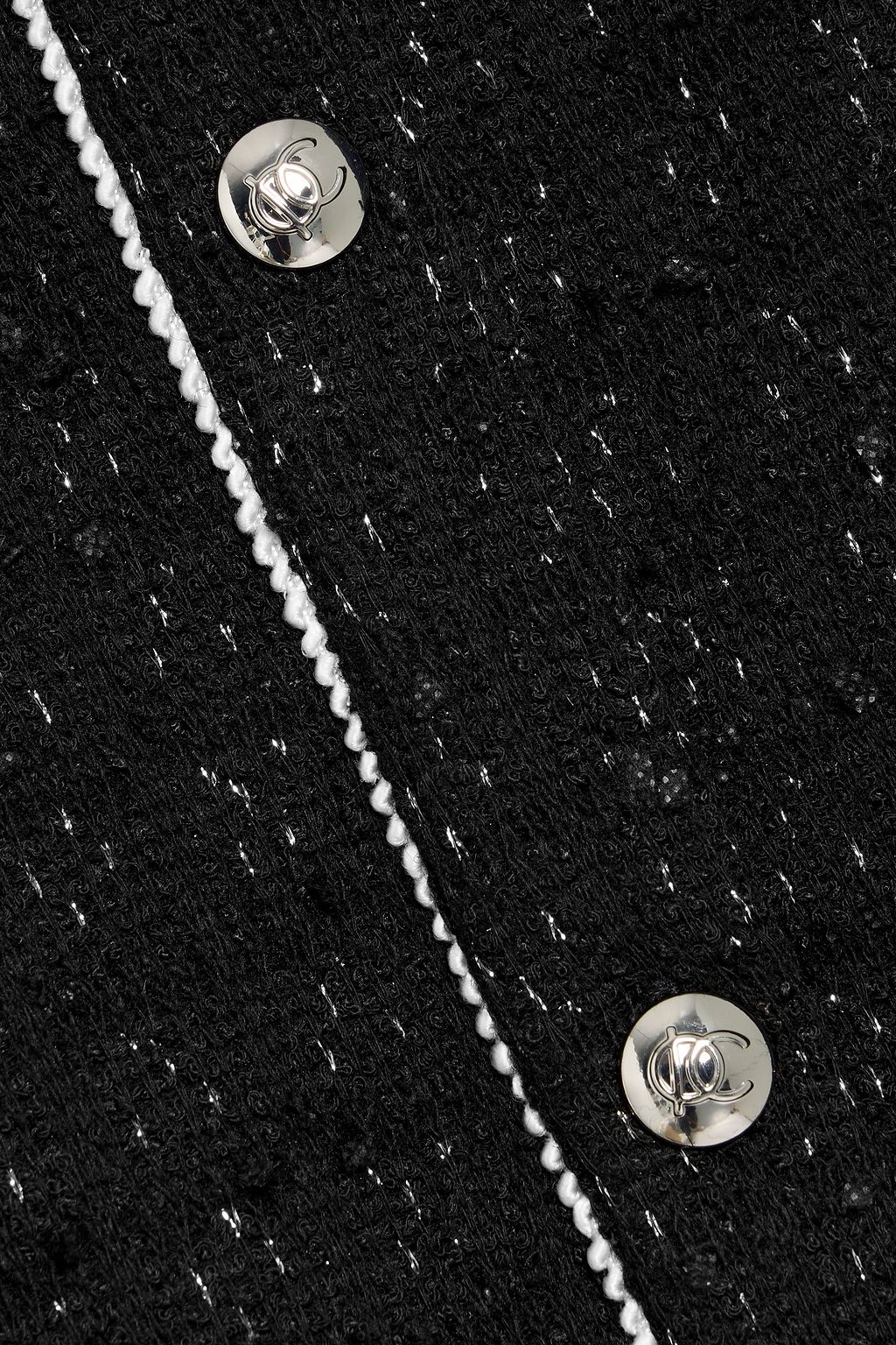 DEREK LAM 10 CROSBY Ciara embellished metallic tweed mini dress