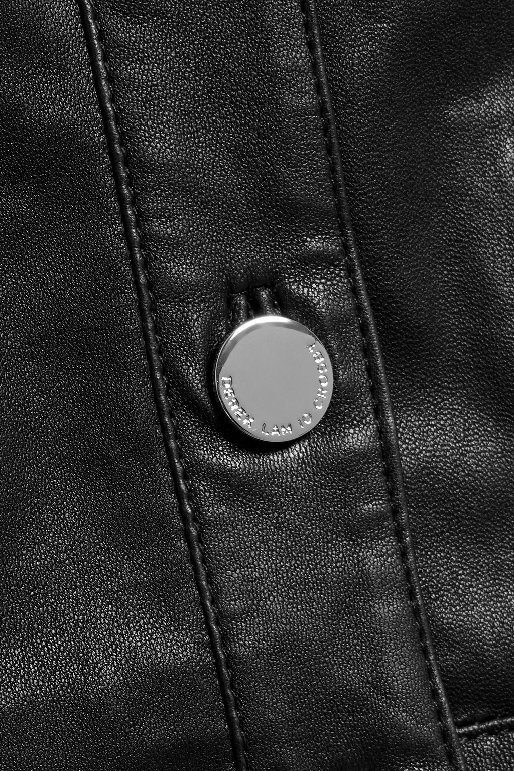 DEREK LAM 10 CROSBY Penny leather jacket