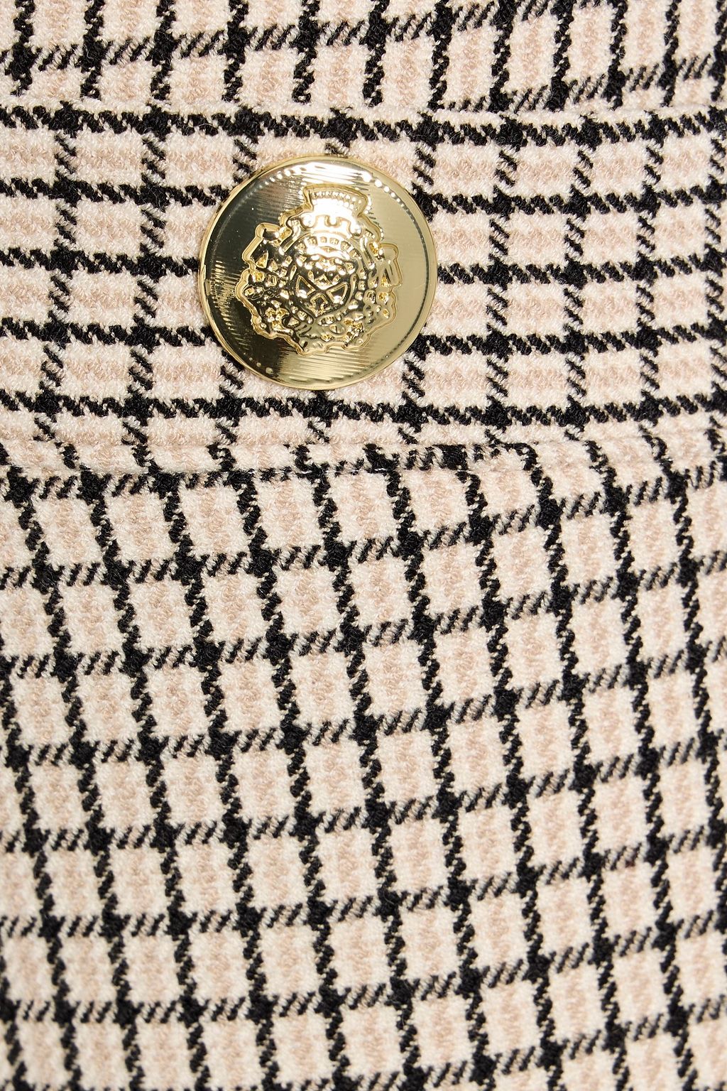 DEREK LAM 10 CROSBY Gille checked tweed flared pants