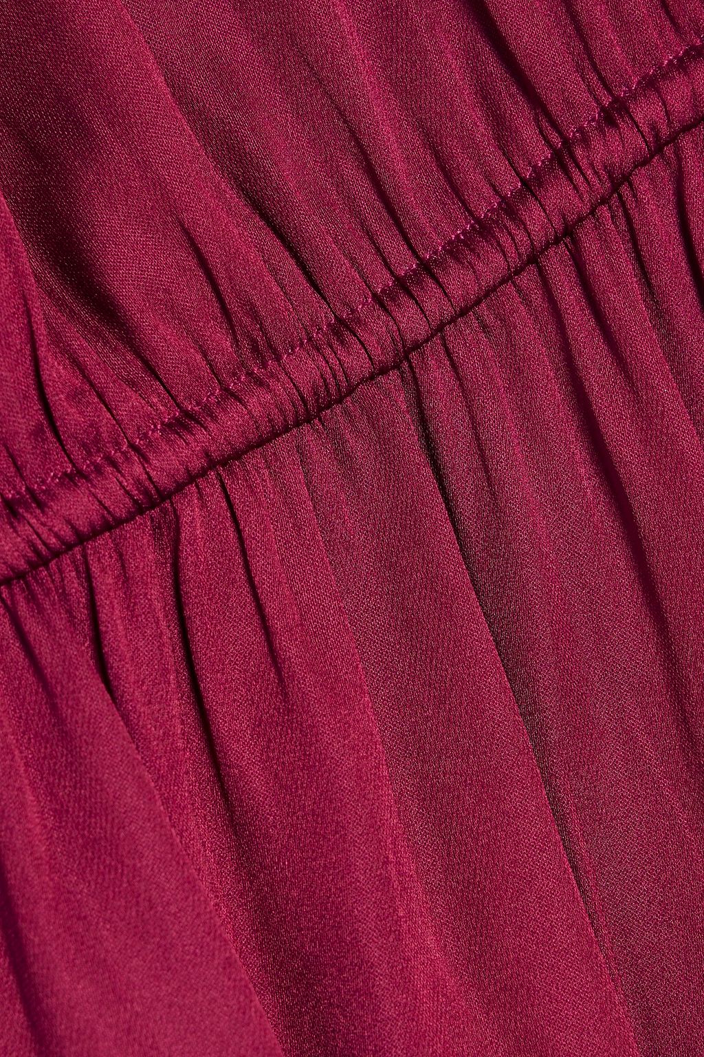 DEREK LAM 10 CROSBY Esmeralda bow-detailed charmeuse blouse