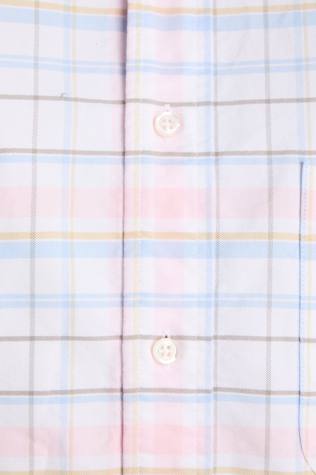 THOM BROWNE Checked cotton Oxford shirt