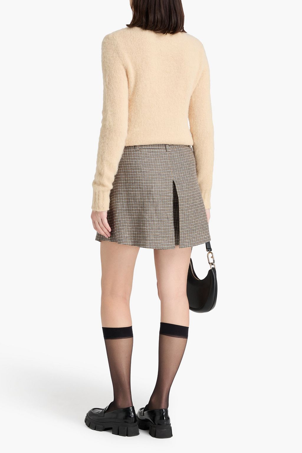 AMI ALEXANDRE MATTIUSSI Gebürsteter Strickpullover