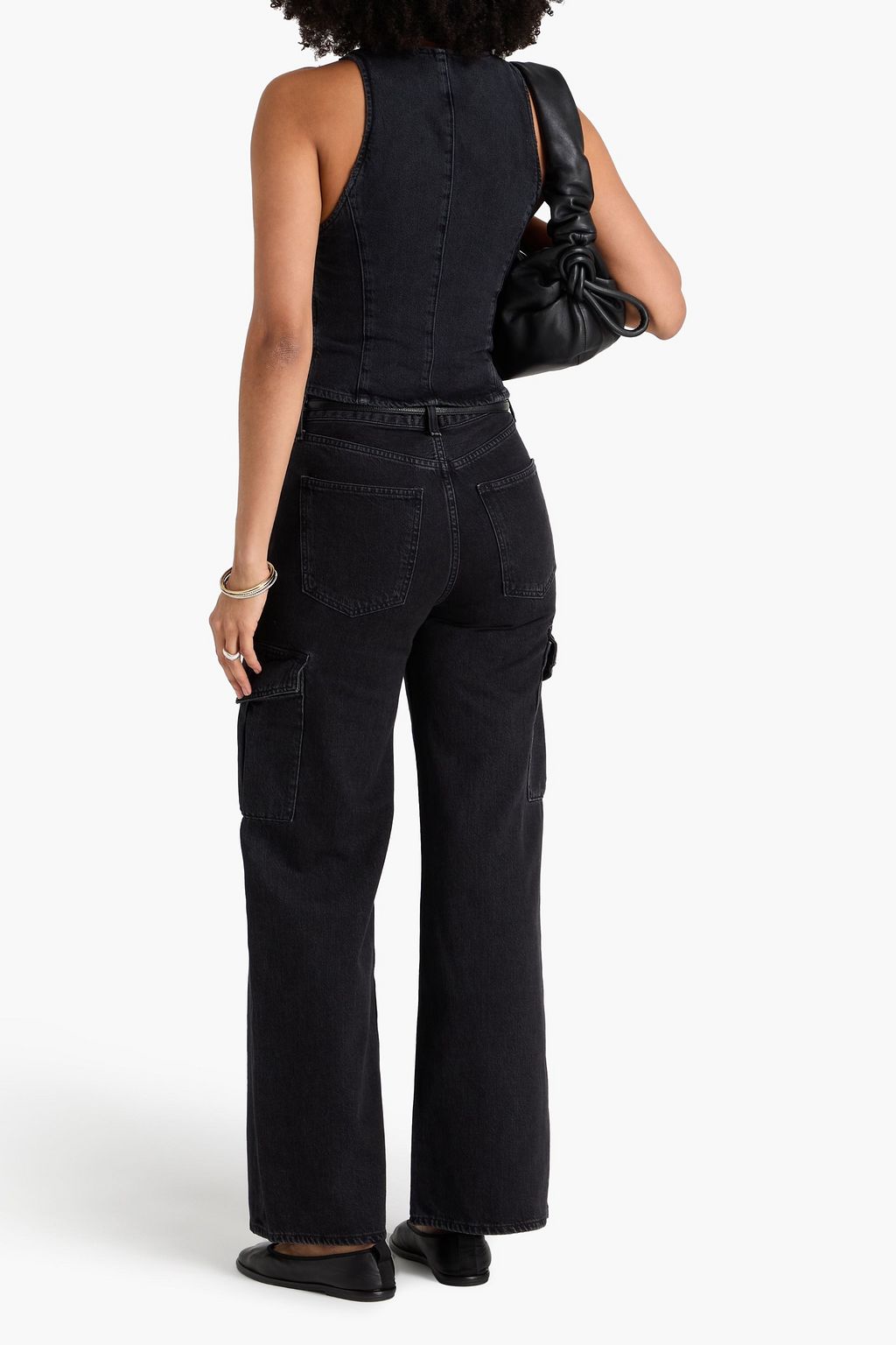 AGOLDE High-rise wide-leg jeans