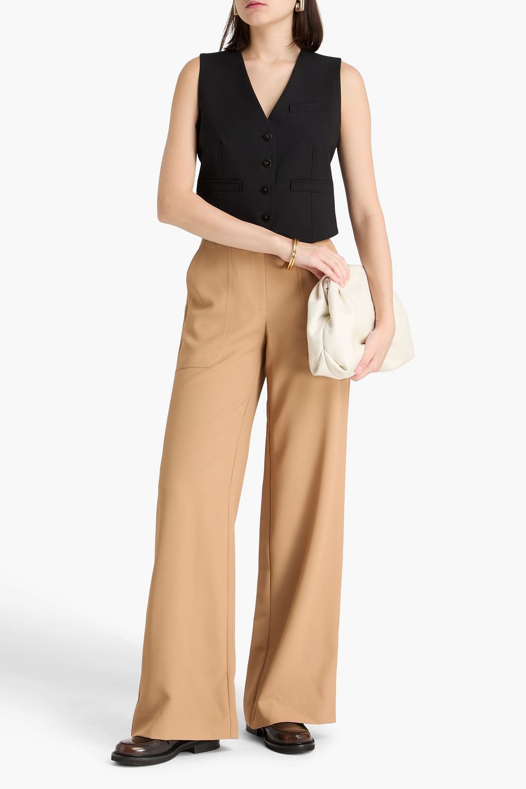 VERONICA BEARD Bennett wool-blend vest