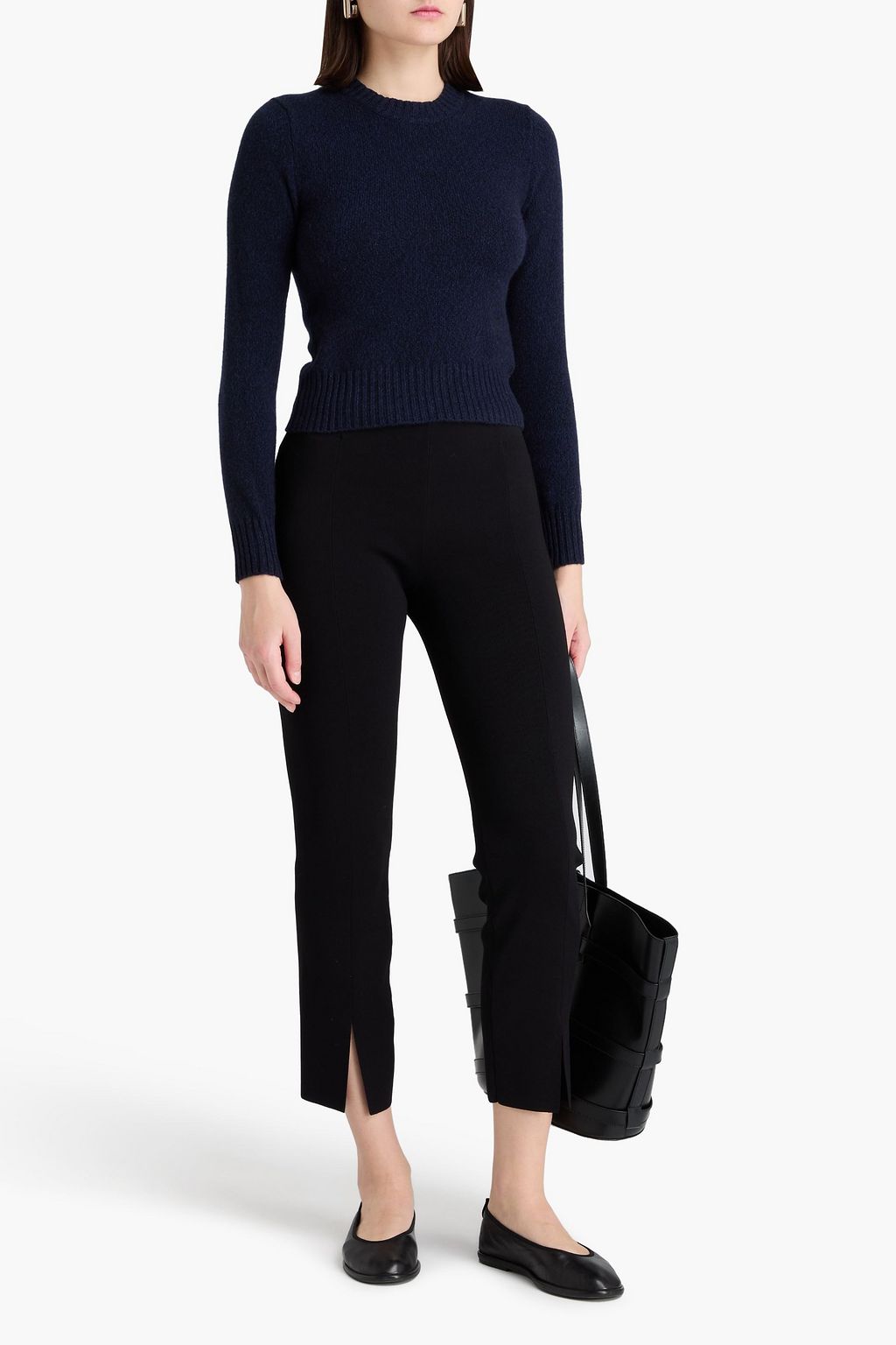 AMI ALEXANDRE MATTIUSSI Cashmere and wool-blend sweater