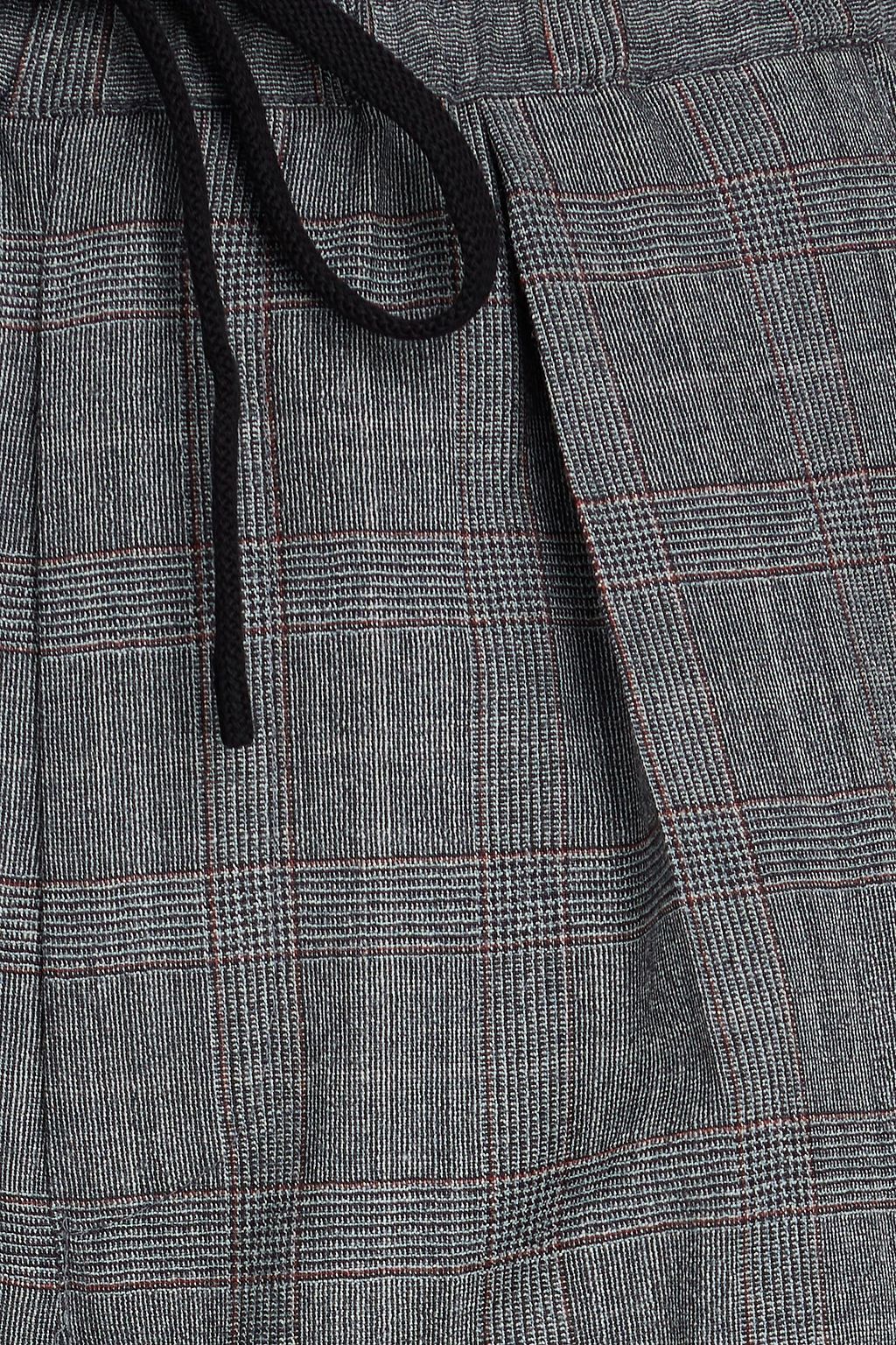 MARANT ÉTOILE بنطال "بريسكا" من مزيج الصوف بأرجل مستقيمة بنقشة مربّعات برنس أوف ويلز