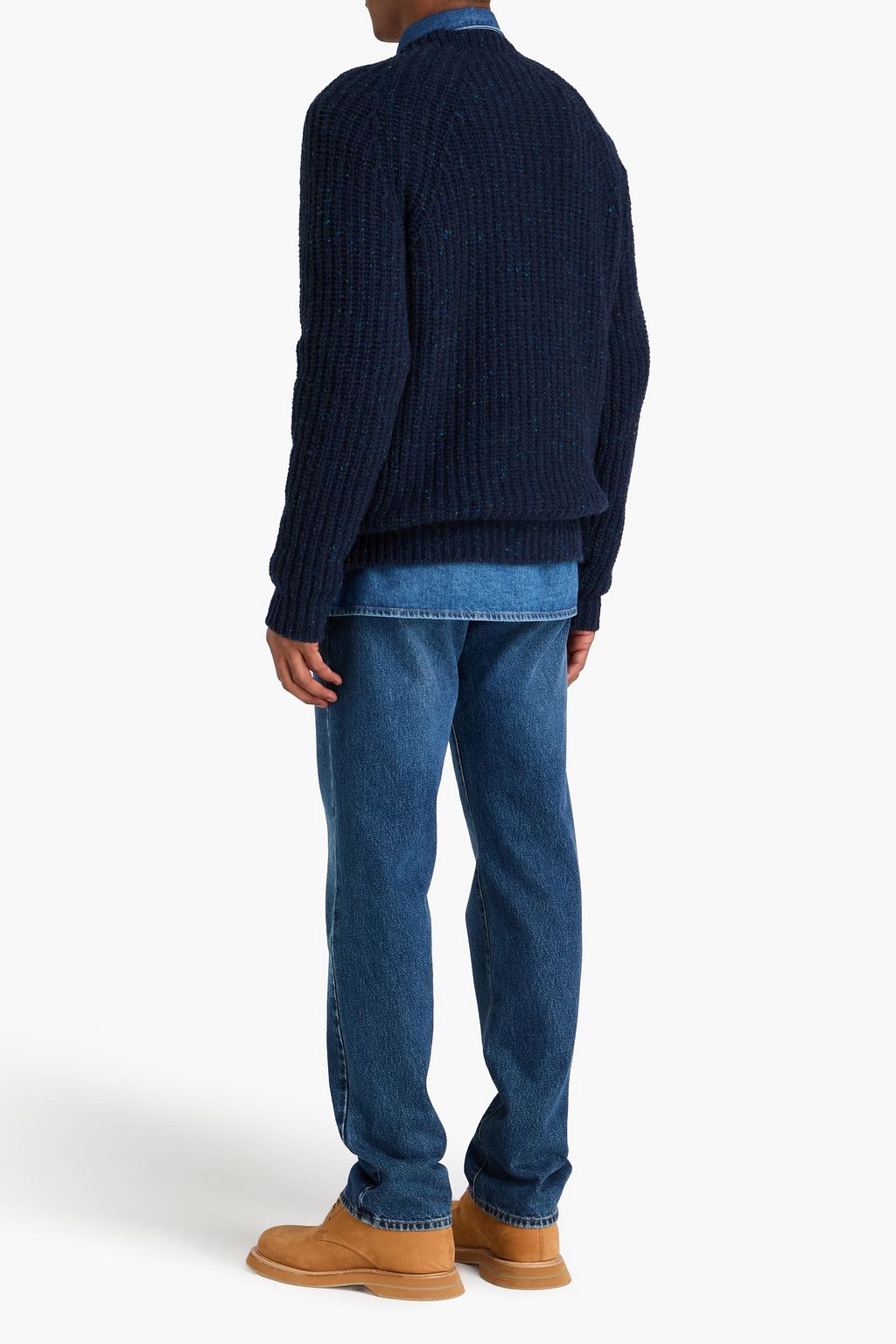 ALANUI Embroidered Donegal wool-blend sweater