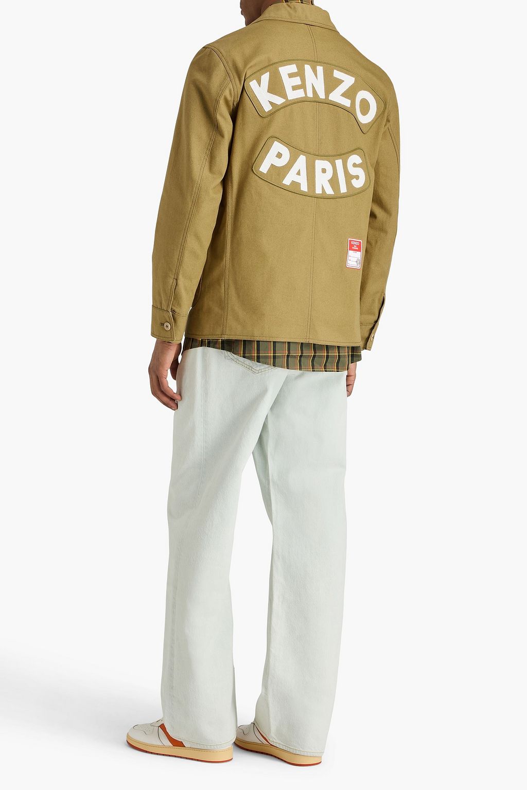 KENZO Appliquéd gabardine jacket