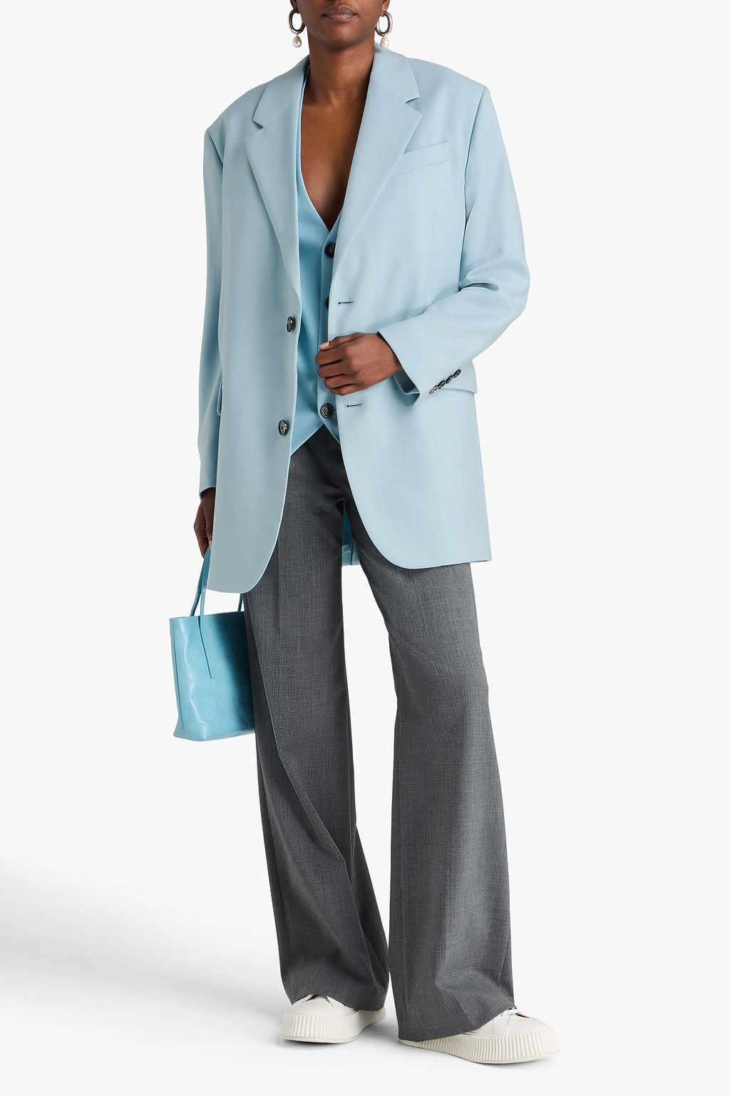 AMI ALEXANDRE MATTIUSSI Wool-twill blazer