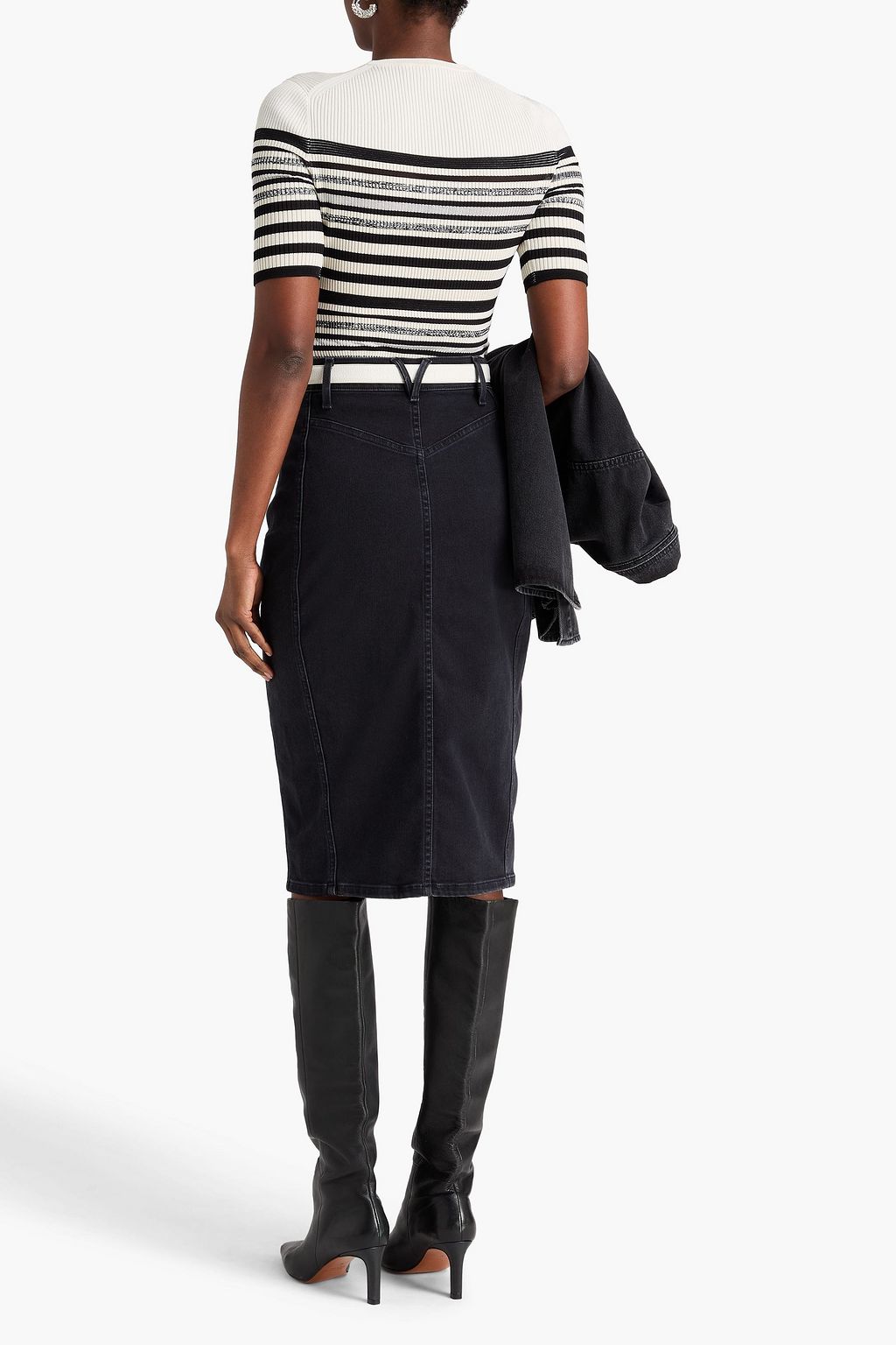 VERONICA BEARD Herron denim skirt