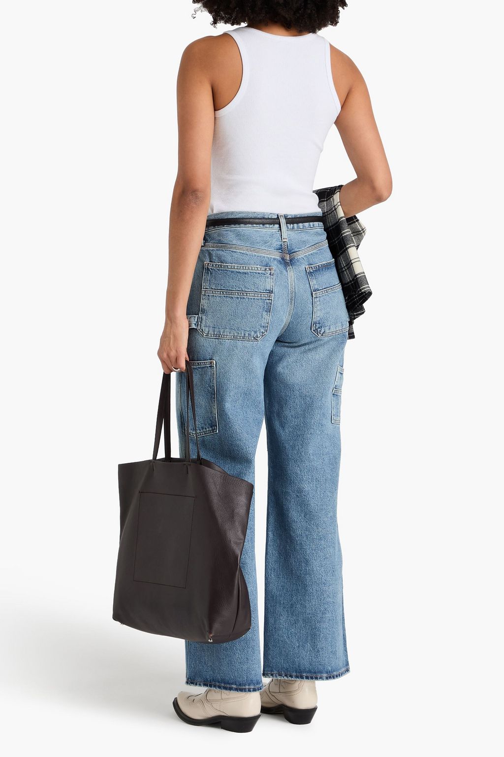 AGOLDE High-rise wide-leg jeans