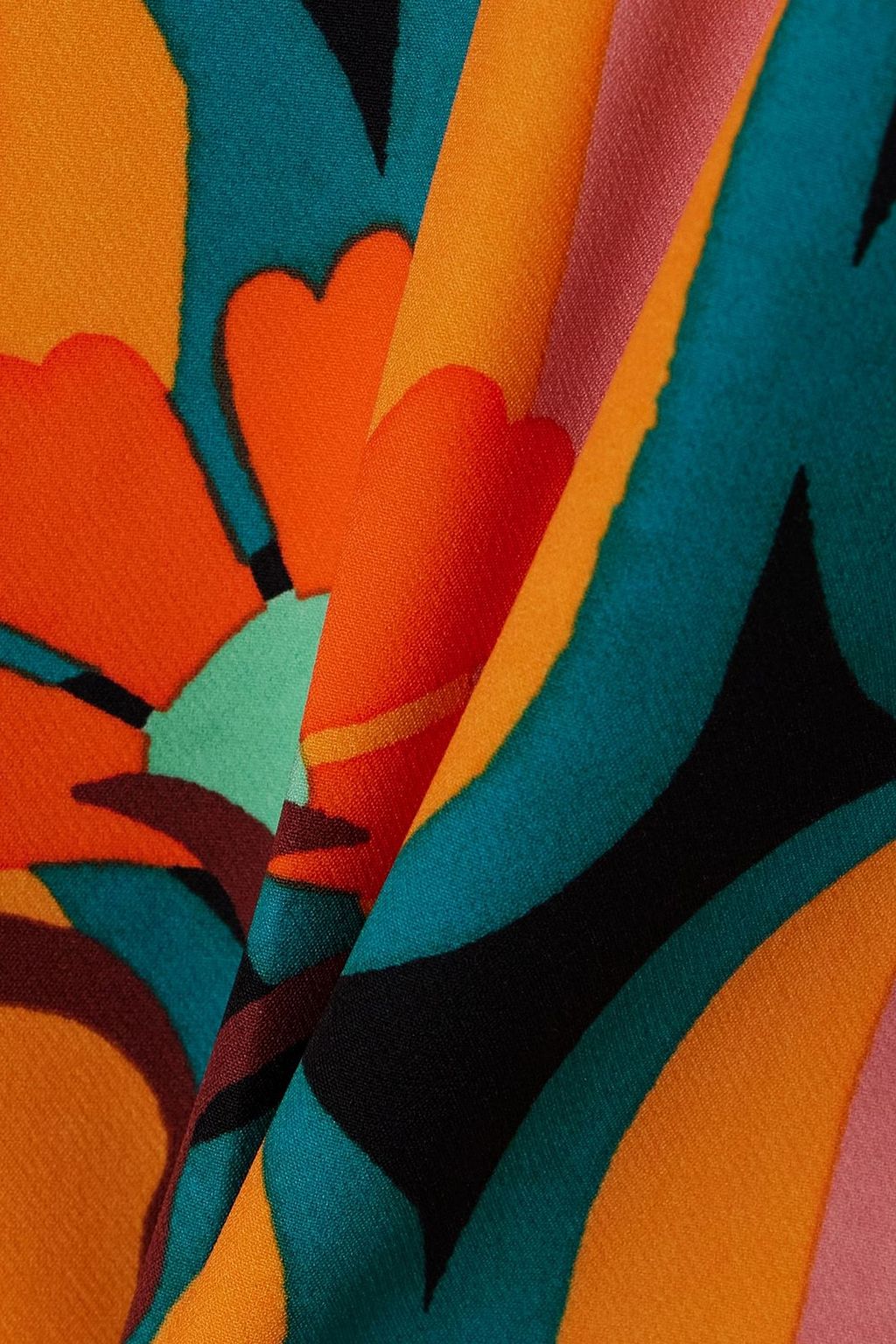 LA DOUBLEJ Saturday Night printed ponte bootcut pants