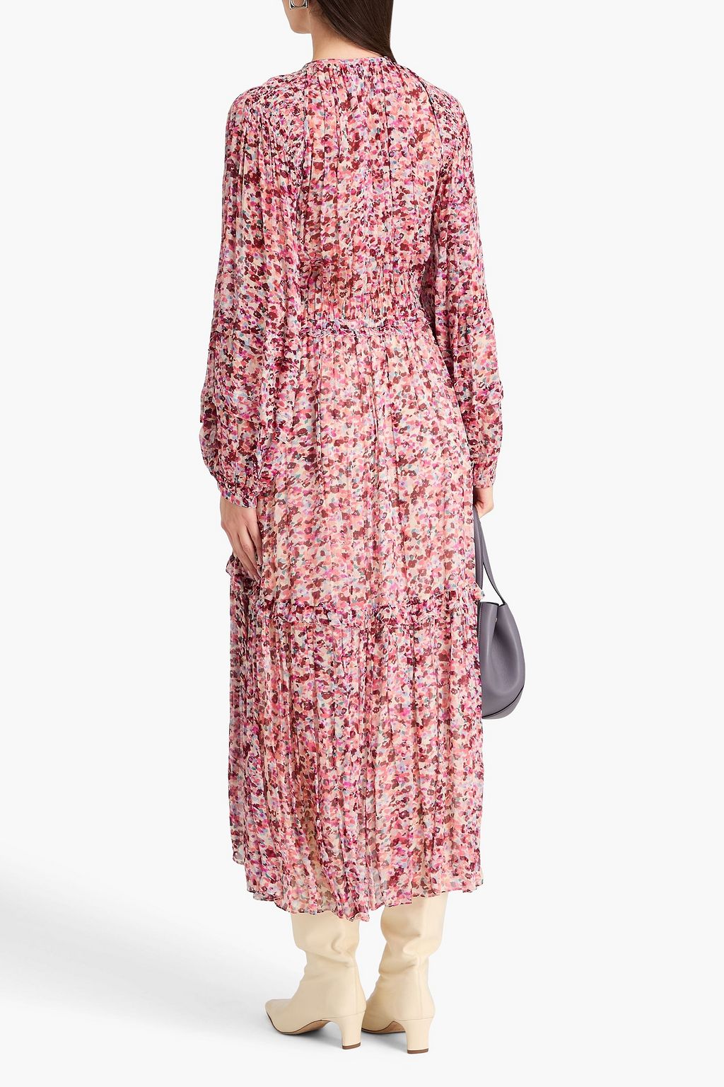 MARANT ÉTOILE Fratela printed chiffon midi dress