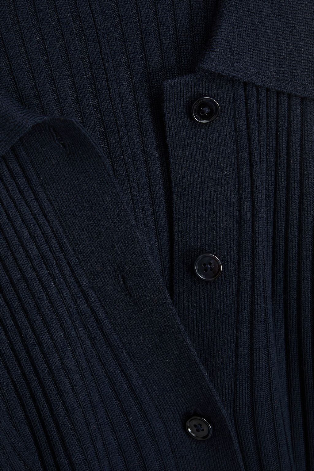 CHLOÉ Ribbed wool midi shirt dress