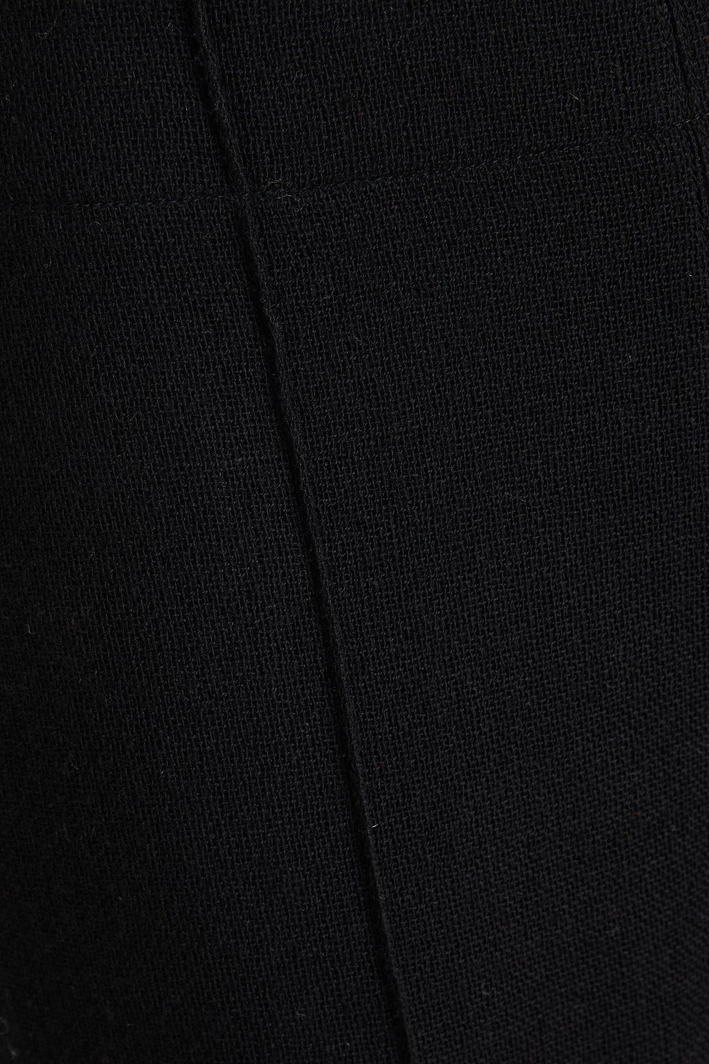 CHLOÉ Wool and cashmere-blend wide-leg pants