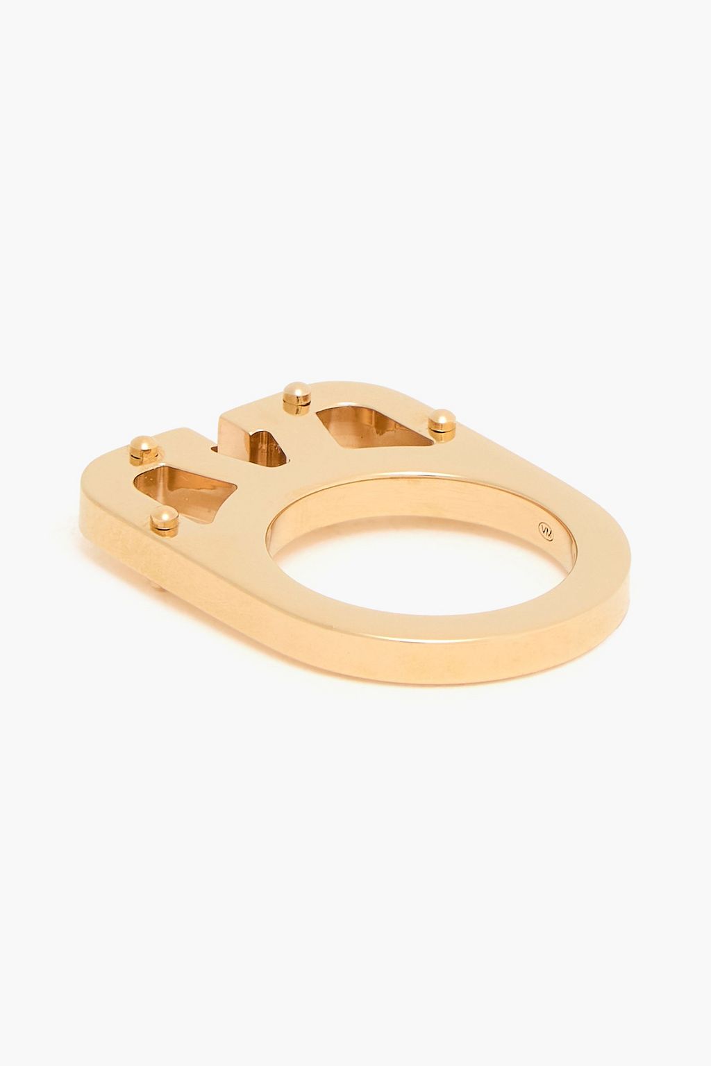 VALENTINO GARAVANI VLOGO Signature gold-tone ring