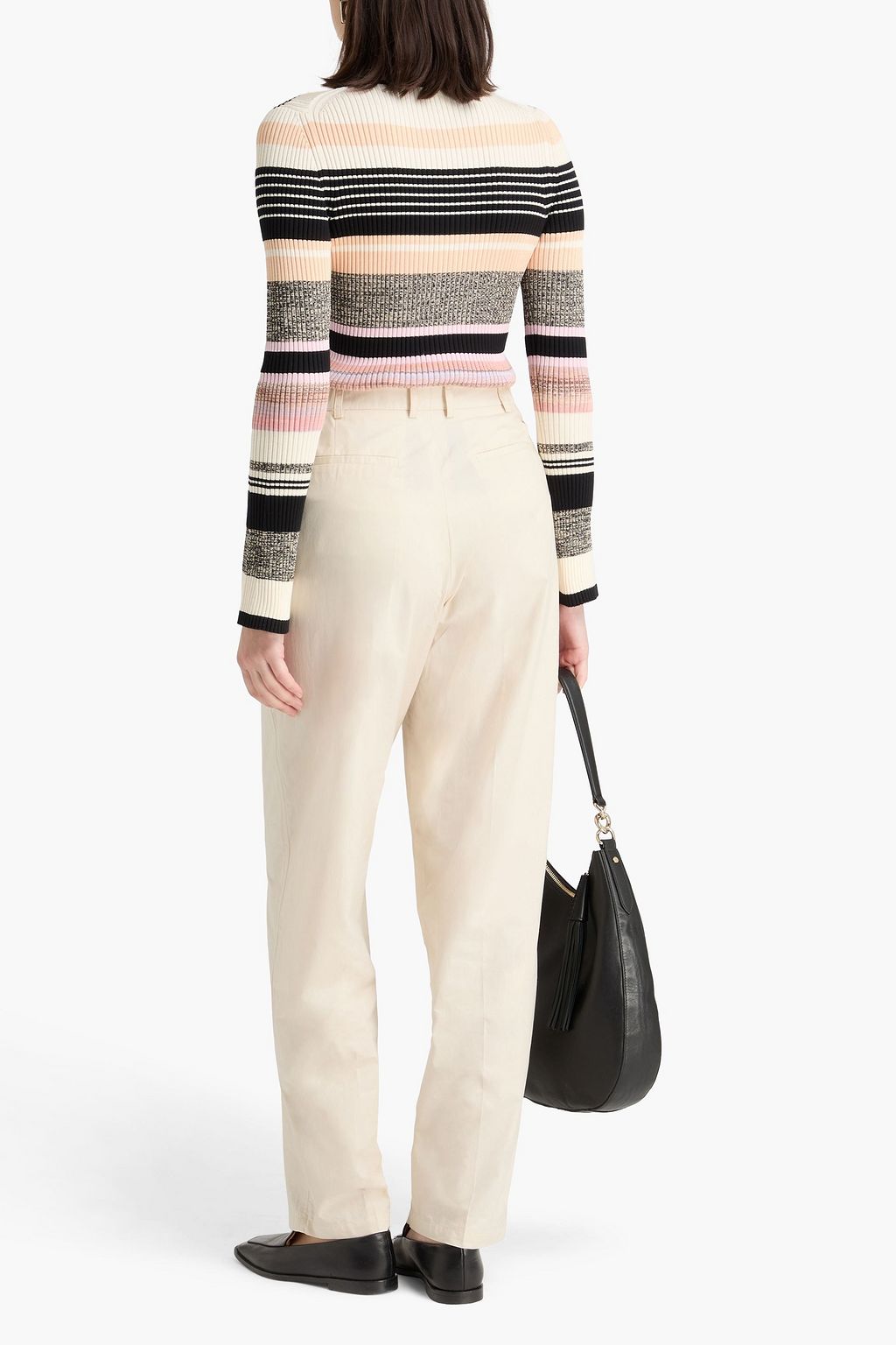 JOSEPH Cotton-poplin tapered pants