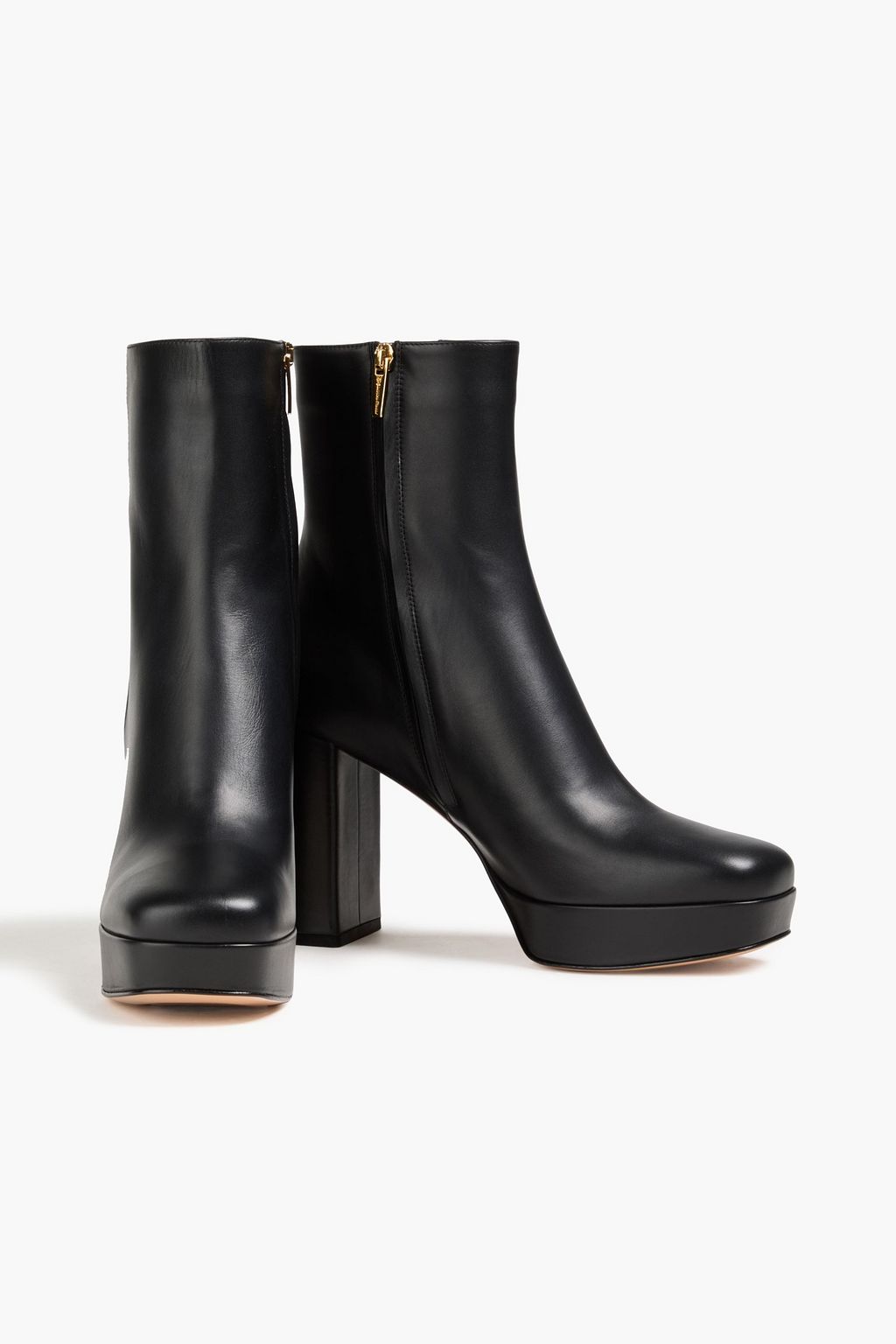 GIANVITO ROSSI Daisen leather platform ankle boots