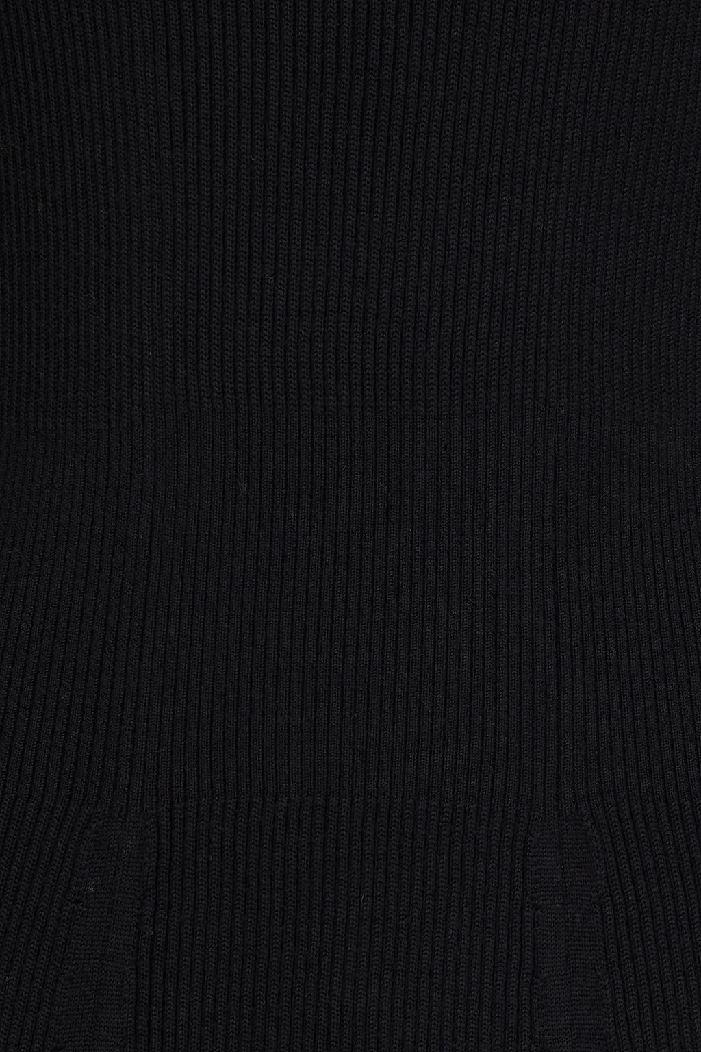 JOSEPH Ribbed merino wool-blend dress