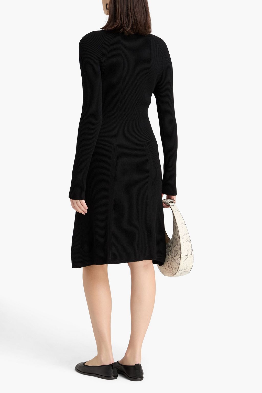 JOSEPH Ribbed merino wool-blend dress