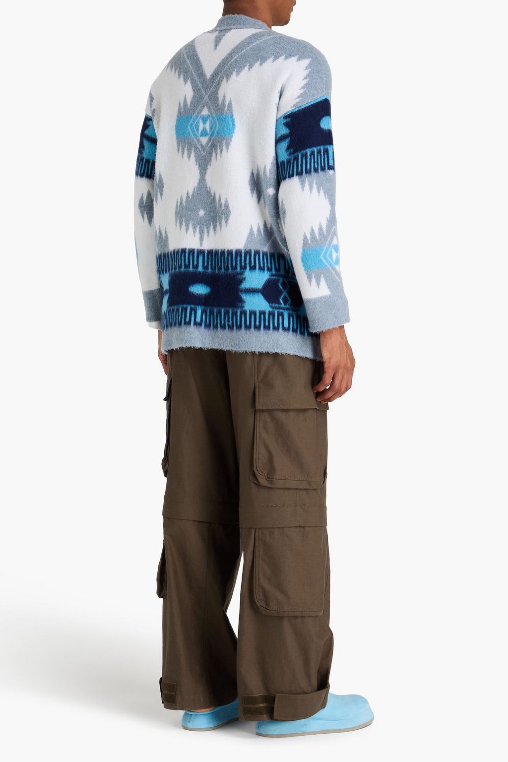 ALANUI Jacquard-knit wool cardigan