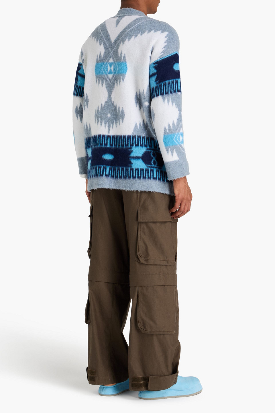  Alanui - Cardigan Aus Jacquard-strick Aus Wolle - Weiß - S 