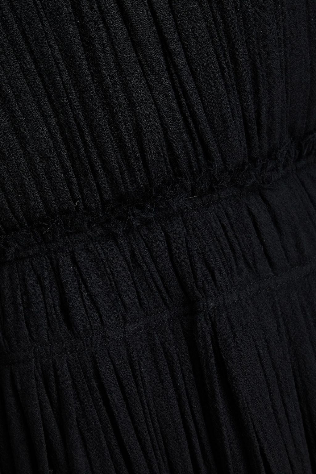 CHLOÉ Off-the-shoulder wool-crepe maxi dress