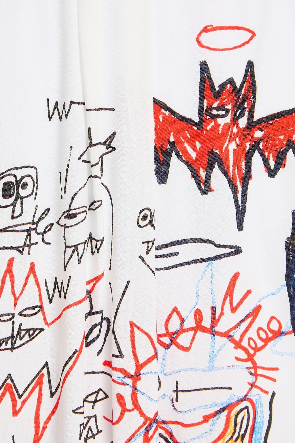 JUNYA WATANABE COMME DES GARÇONS Printed striped cotton-poplin shirt