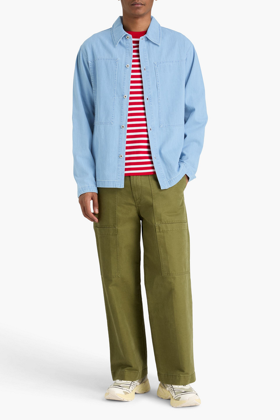  Kenzo - Overshirt Aus Denim - Blau - S 