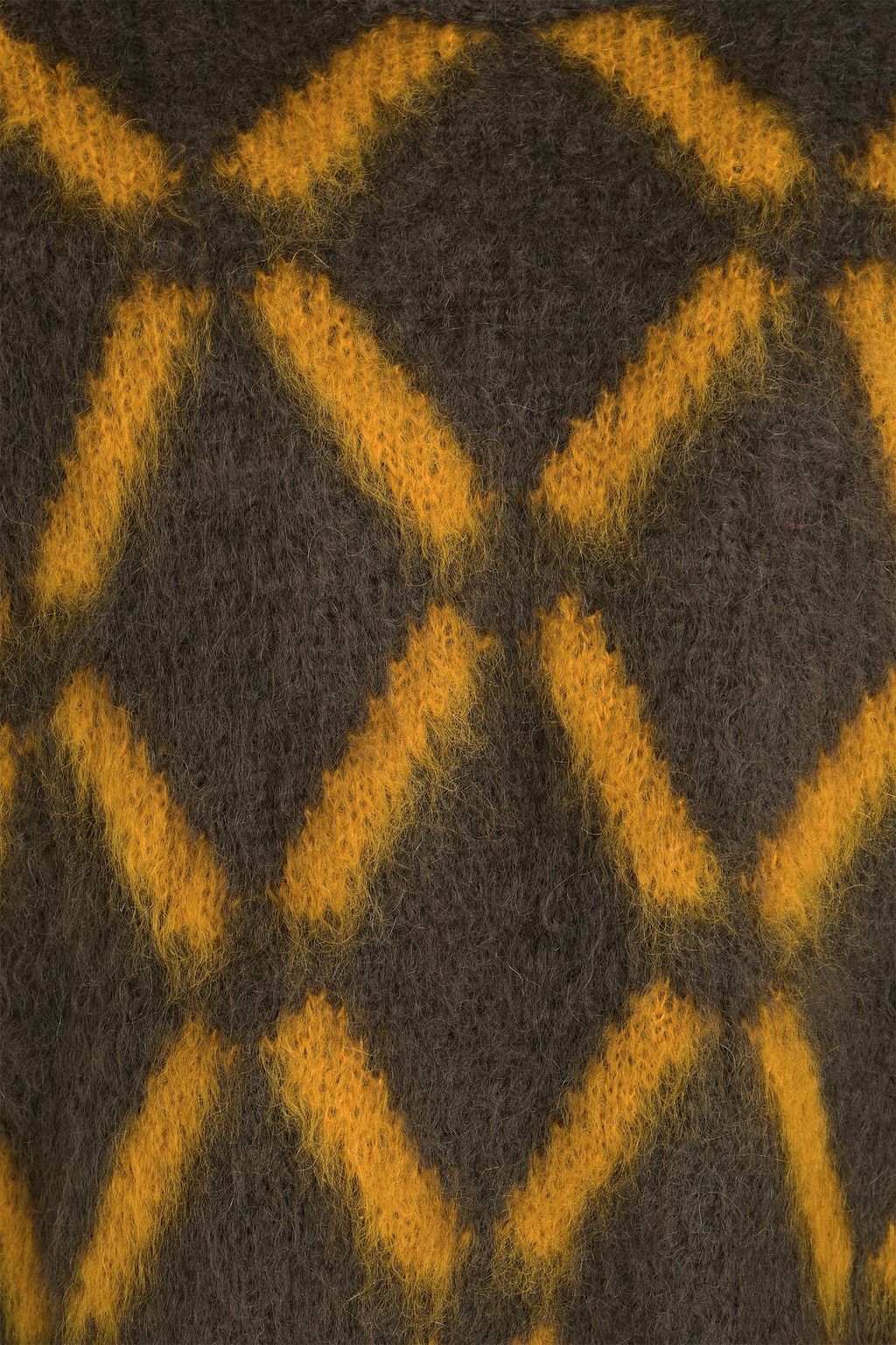 MARNI Intarsia-knit mohair-blend sweater