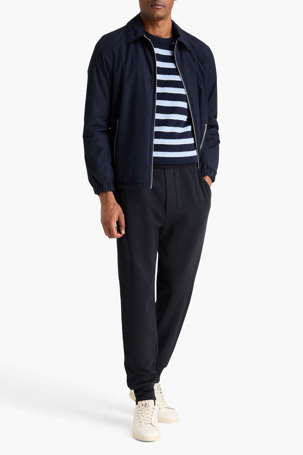 THE ROW Tapered French cotton-terry sweatpants