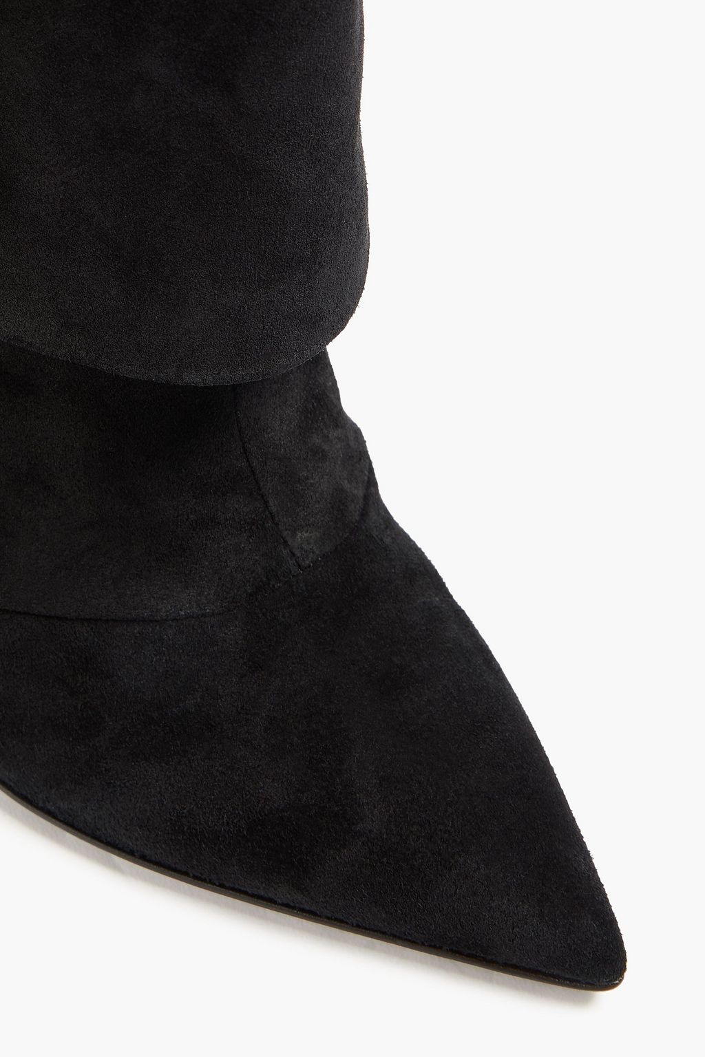 BALMAIN Ariel suede over-the-knee boots