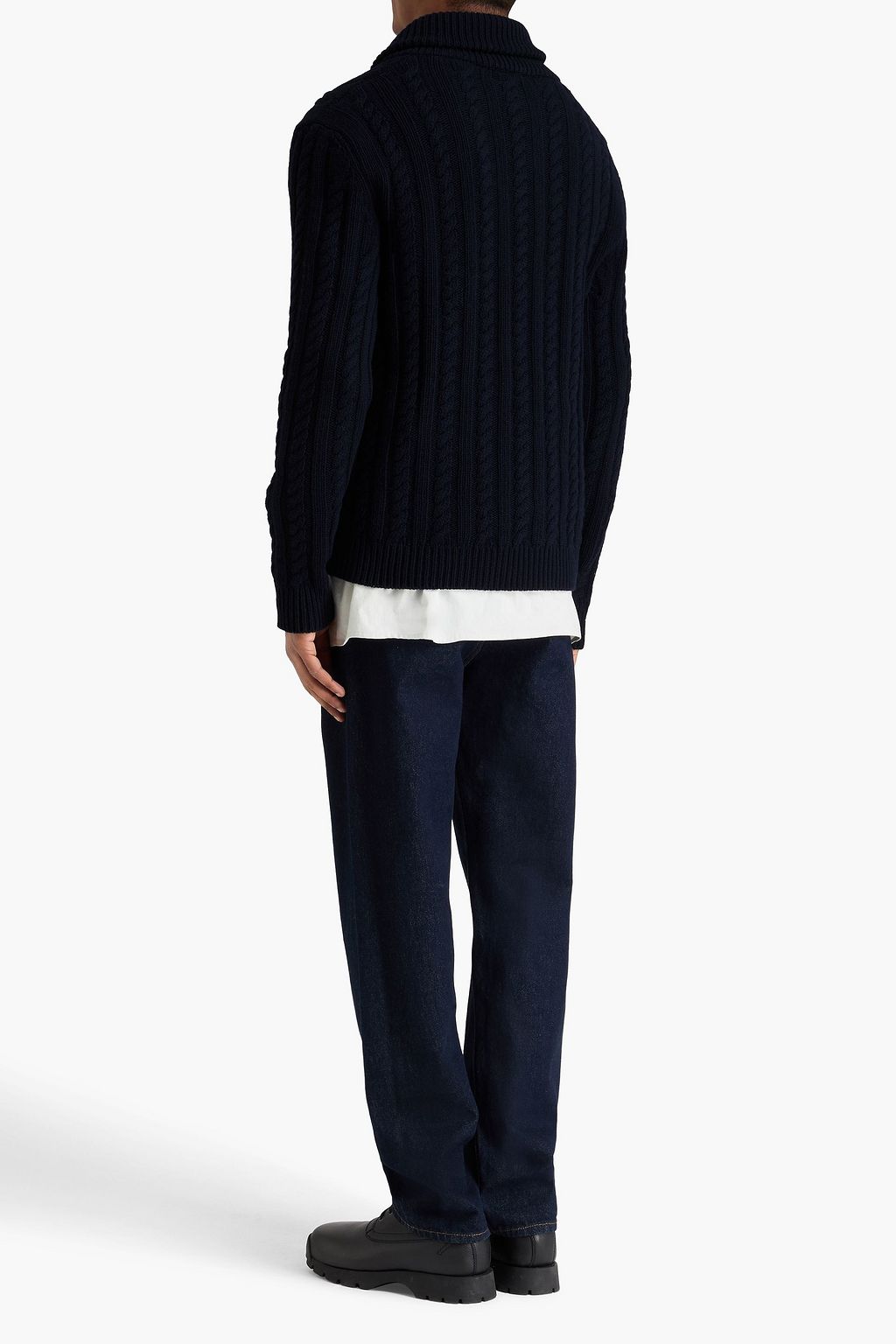 VALENTINO GARAVANI كنزة رياضية من الصوف بحبكة مجدولة