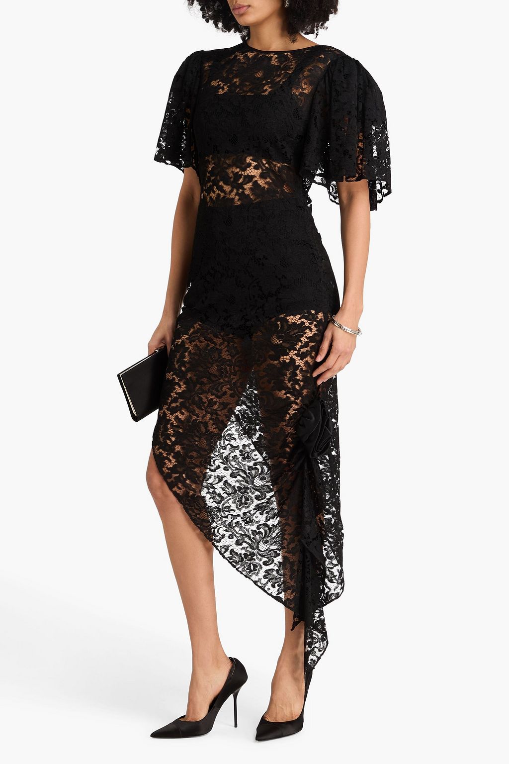 ALESSANDRA RICH حذاء سنيكرز "تالون" من الجلد السويدي والكانفاس