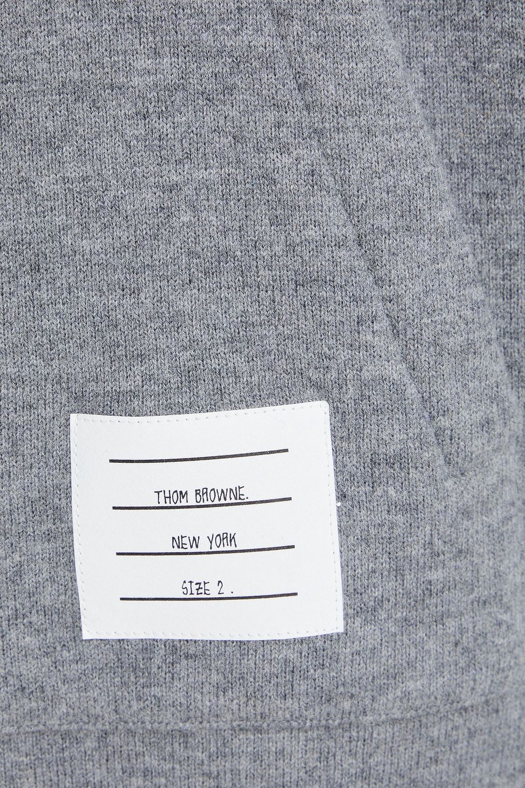 THOM BROWNE Striped wool hoodie