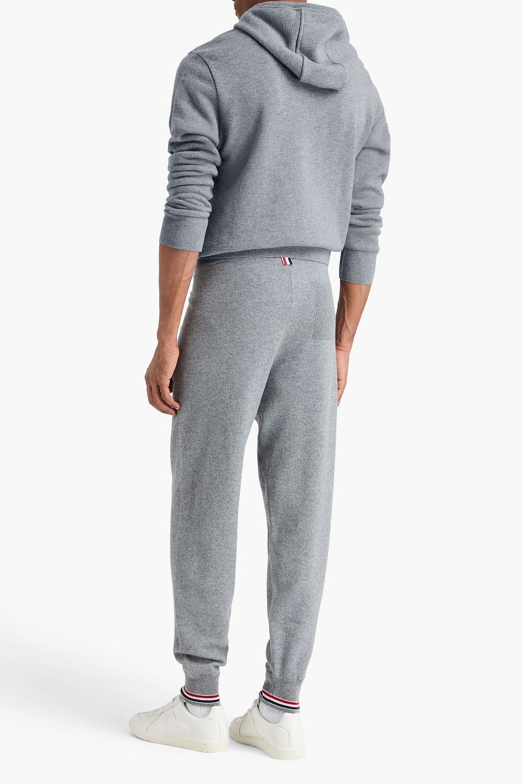 THOM BROWNE Striped wool hoodie