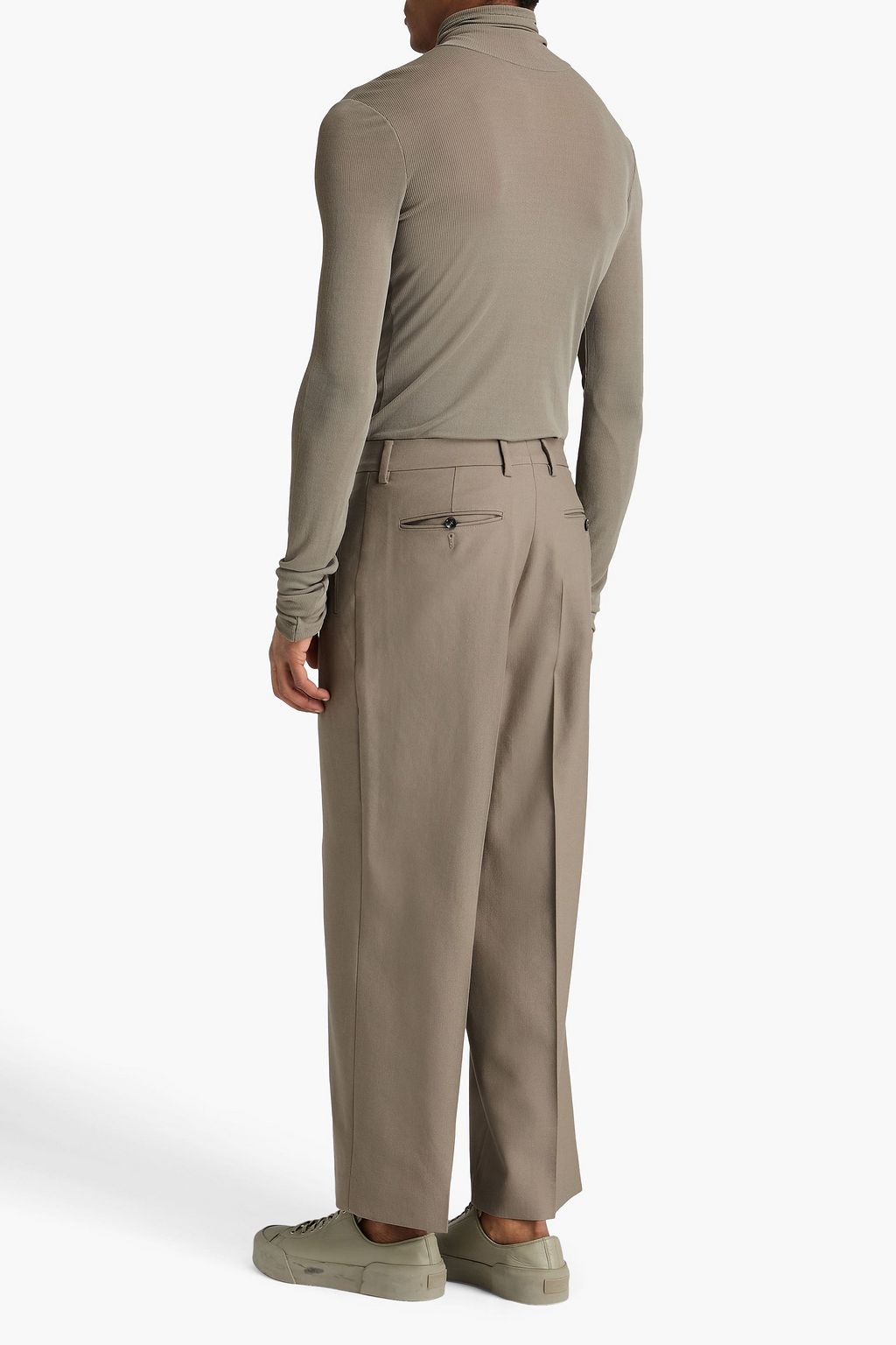AMI ALEXANDRE MATTIUSSI Wool-twill pants