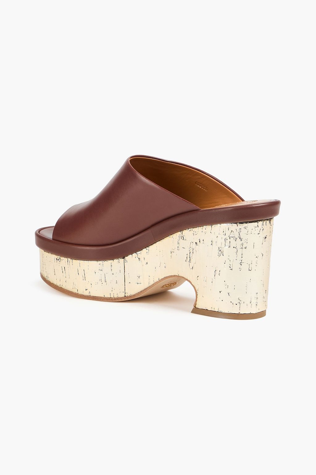 CHLOÉ حذاء بنعل سميك بلاتفورم "إويل" من الجلد