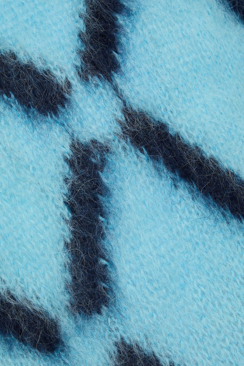 MARNI Intarsia-knit mohair-blend sweater