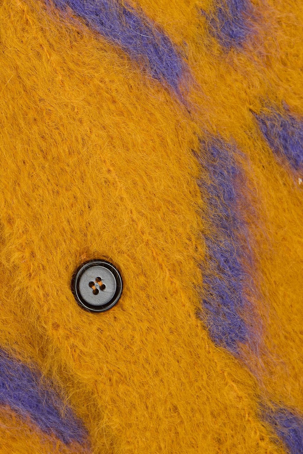 MARNI Intarsia-knit mohair-blend cardigan