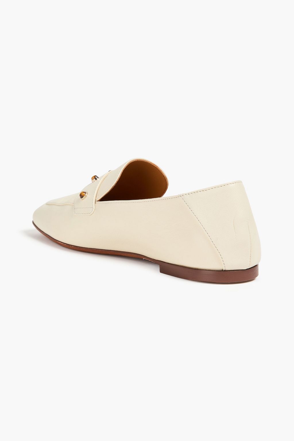 CHLOÉ Aurna embellished leather loafers