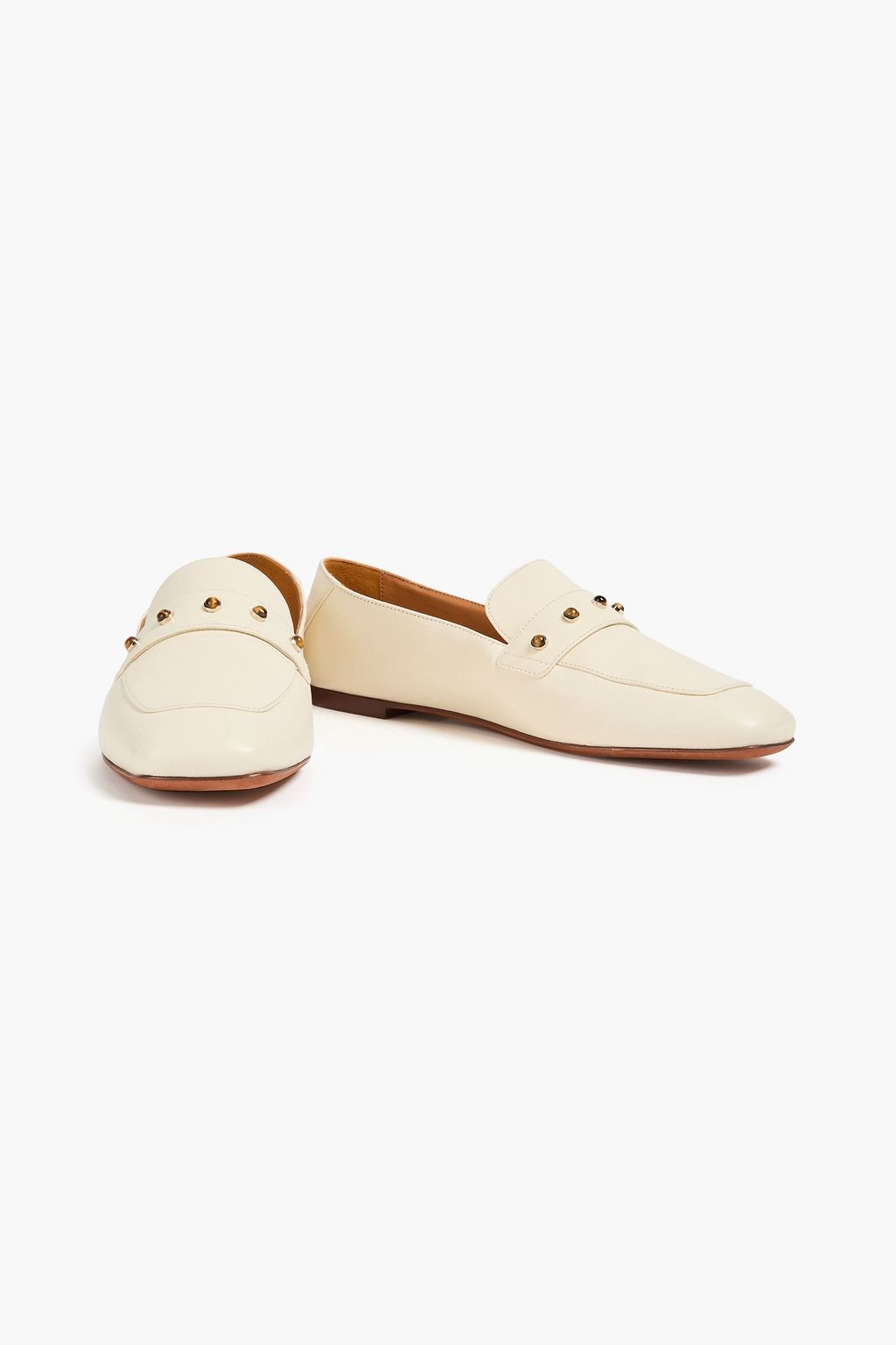 CHLOÉ Aurna embellished leather loafers