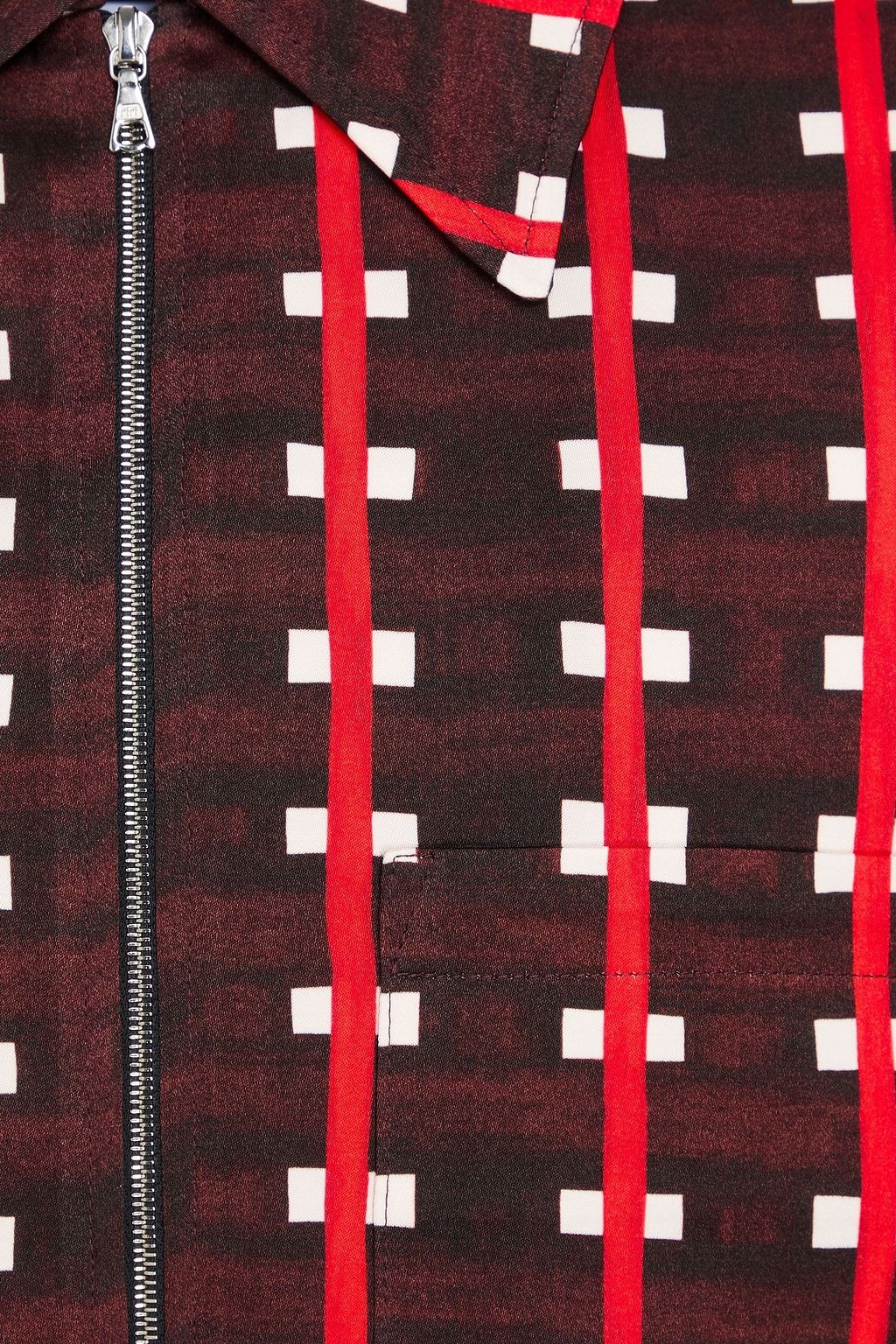 WALES BONNER Printed satin shirt