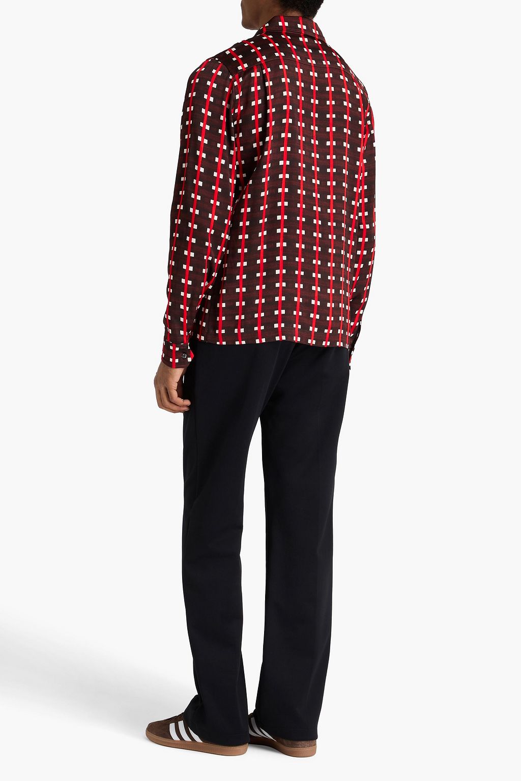 WALES BONNER Printed satin shirt