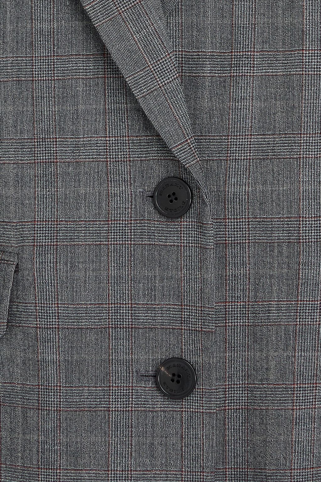 MARANT ÉTOILE بليزر "بريشيوس" من التويد المصنوع من مزيج الصوف بنقشة مربّعات برنس أوف ويلز