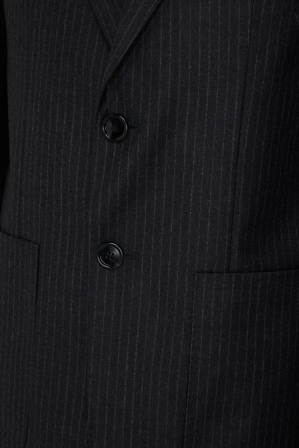 AMI ALEXANDRE MATTIUSSI Pinstriped wool-flannel blazer