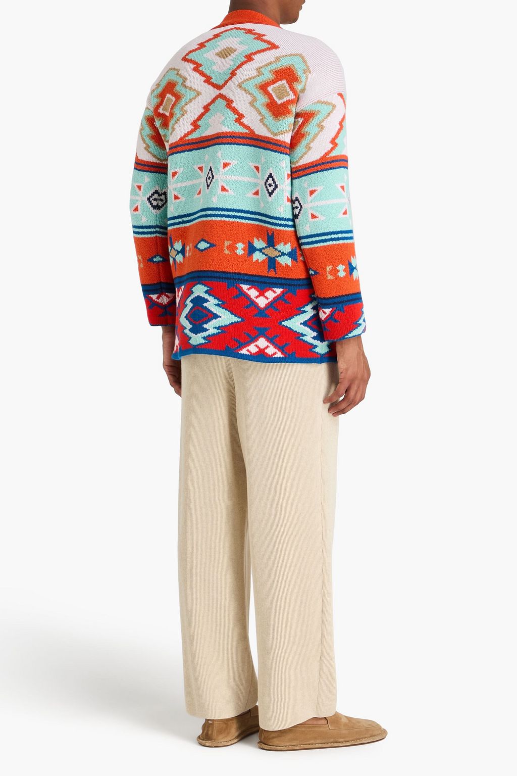 ALANUI Jacquard-knit cotton cardigan