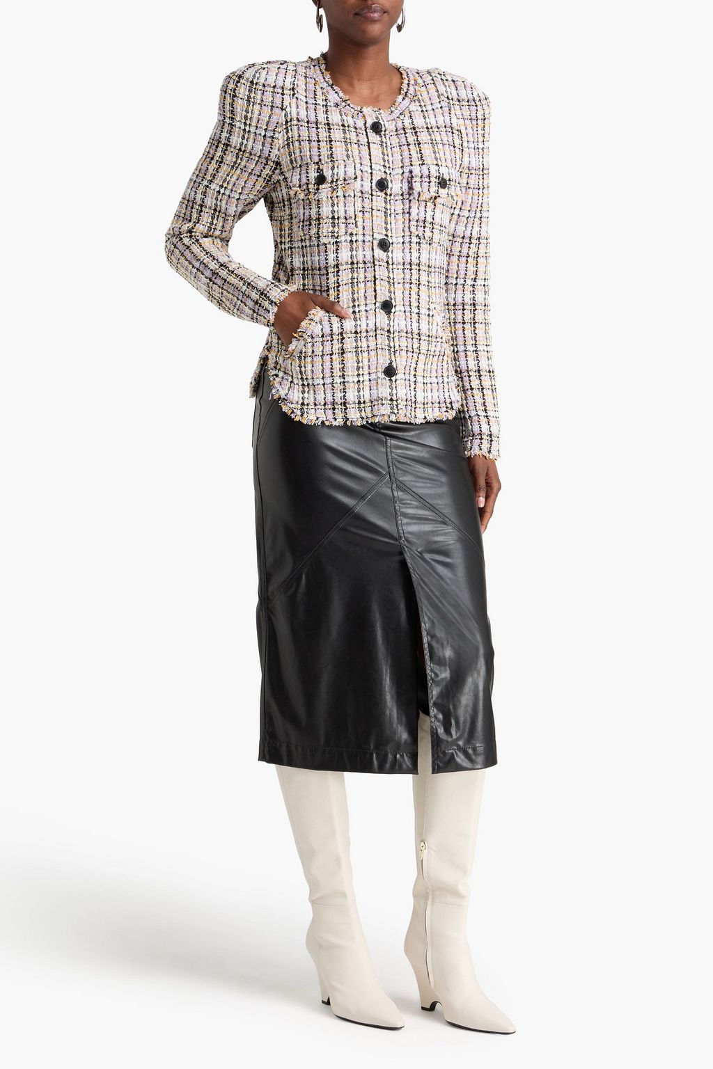 MARANT ÉTOILE コットン混ツイード ジャケット