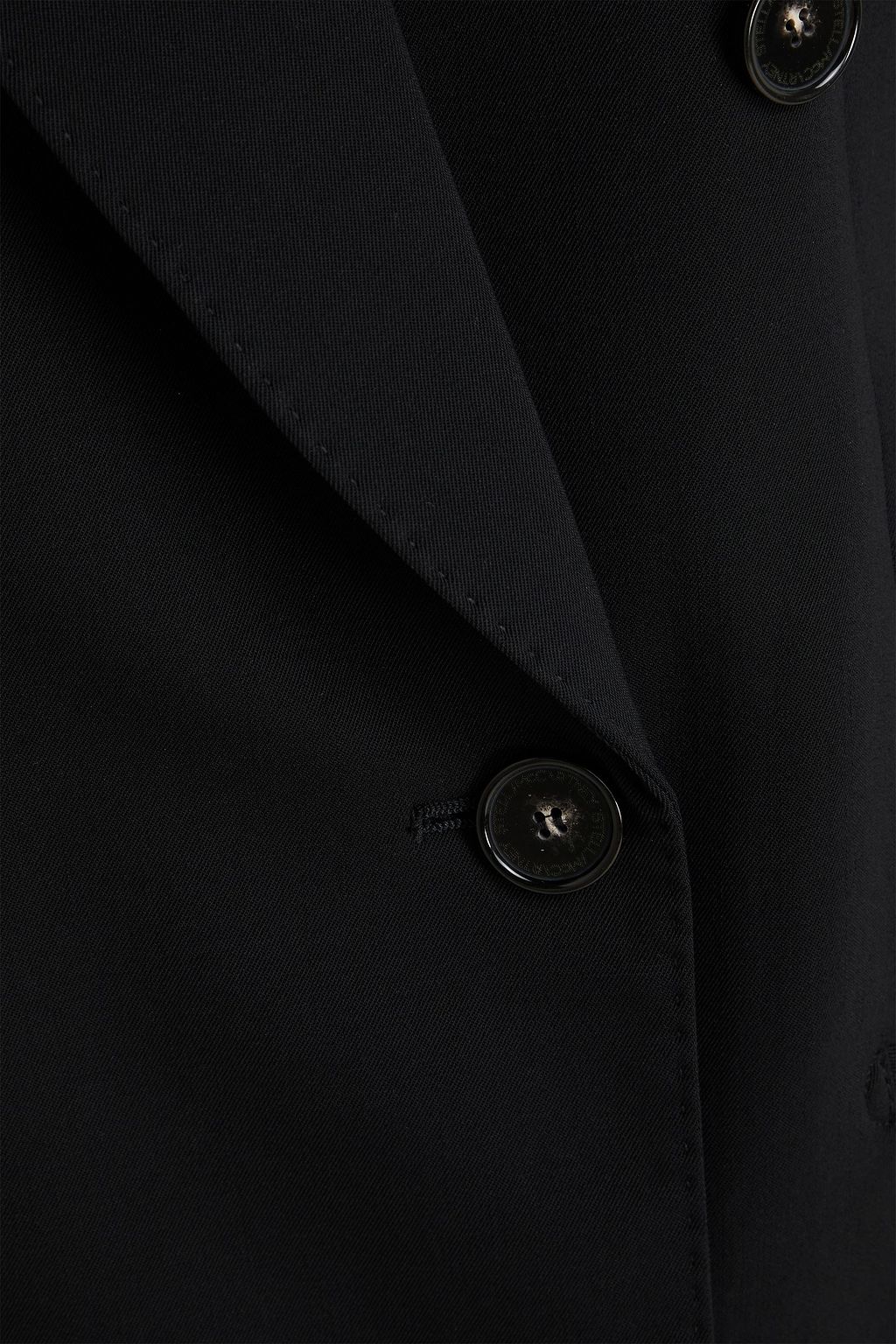 STELLA MCCARTNEY بليزر من التويل ومزيج الصوف بصفين من الأزرار