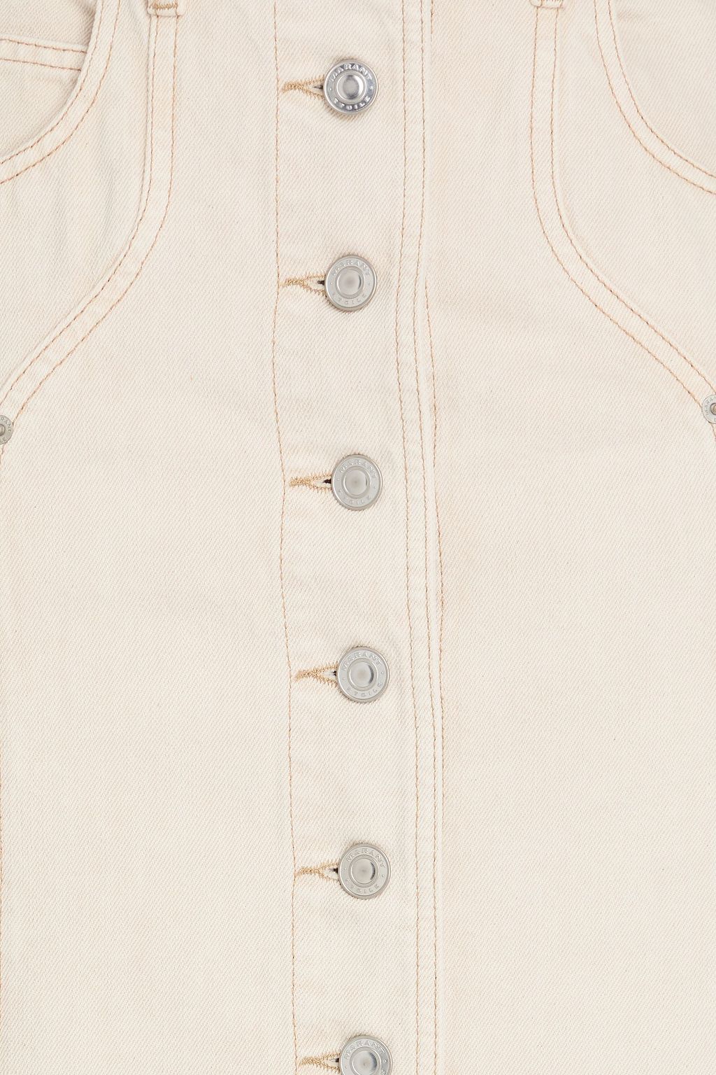 MARANT ÉTOILE تنورة متوسطة الطول من الدنيم